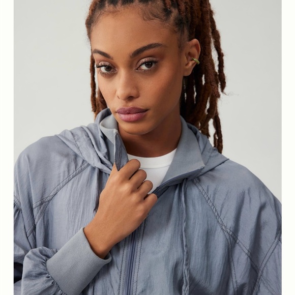 DAILY PRACTICE BY ANTHROPOLOGIE LIGHTWEIGHT DRAWSTRING LONG JACKET - Large - Picture 6 of 10